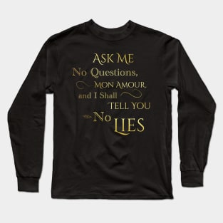 Blood and Honey- No Lies Long Sleeve T-Shirt